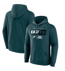 Men Philadelphia Eagles Green X Bud Light Pullover Hoodie