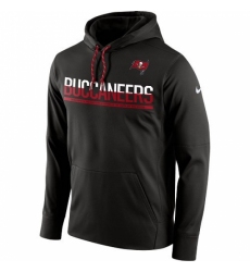 NFL Mens Tampa Bay Buccaneers Nike Pewter Sideline Circuit Pullover Performance Hoodie