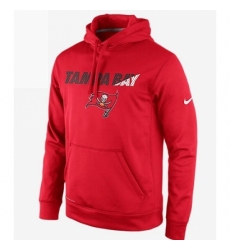 NFL Mens Tampa Bay Buccaneers Nike Red Kick Off Staff Performance Pullover Hoodie