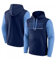 Men Light Blue Tennessee Titans Outline Pullover Hoodie