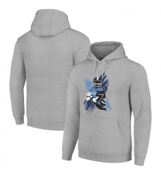 Men Starter Heather Gray Tennessee Titans Player X Fleece Pullover Hoodie