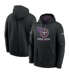 Men Tennessee Titans Black 2024 Crucial Catch Club Pullover Hoodie