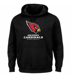 NFL Men Arizona Cardinals Black Critical Victory Pullover Hoodie