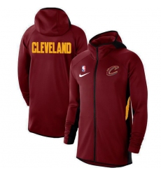 Men Nike Cleveland Cavaliers Showtime Therma Flex Performance Full Zip Hoodie