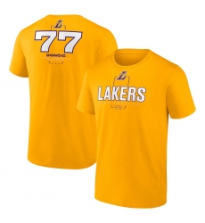 Men Los Angeles Lakers Short Sleeve T Shirt 002