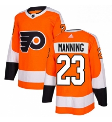 Mens Adidas Philadelphia Flyers 23 Brandon Manning Premier Orange Home NHL Jersey 