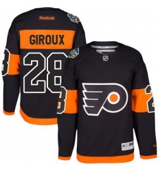 Flyers #28 Claude Giroux Black 2017 Stadium Series Stitched Youth NHL Jersey