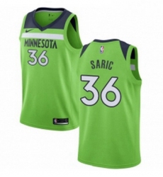 Womens Nike Minnesota Timberwolves 36 Dario Saric Swingman Green NBA Jersey Statement Edition 