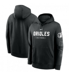 Mens Nike Black Baltimore Orioles Fashion Club Pullover Hoodie