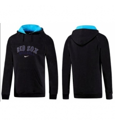 MLB Men Nike Boston Red Sox Pullover Hoodie BlackBlue