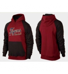 MLB Men Nike Detroit Tigers Pullover Hoodie RedBrown