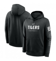 Mens Nike Black Detroit Tigers Fashion Club Pullover Hoodie