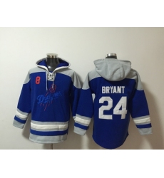 Men Los Angeles Dodgers 24 Kobe Bryant Stitched Hoodie