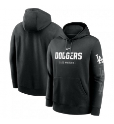 Mens Nike Black Los Angeles Dodgers Fashion Club Pullover Hoodie