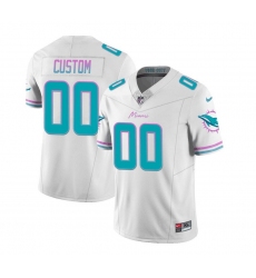 Men Women youth Miami Dolphins Active Player Custom White 2023 F U S E Vapor Limited Stitched Football Jersey