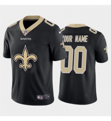 Men Women Youth Toddler New Orleans Saints Custom Black Men Nike Big Team Logo Vapor Limited NFL Jersey