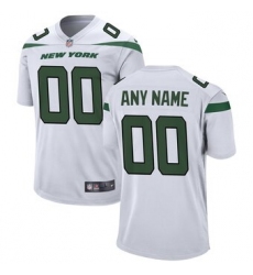 Custom New York Jets Nike Vapor Limited White Jersey