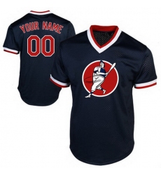 Men Women Youth Toddler All Size Boston Red Sox Navy Customized Throwback New Design Jersey