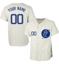 Men Women Youth Toddler All Size Chicago Cubs Cream Customized New Design Jersey