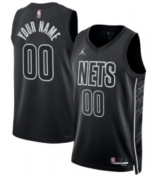 Men Women Youth Toddler BROOKLYN NETS Custom Nike NBA Stitched Jersey Black Jordan brand