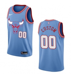 Men Women Youth Toddler Chicago Bulls Blue Custom Nike NBA Stitched Jersey