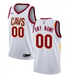 Men Women Youth Toddler All Size Nike Cleveland Cavaliers Customized Authentic White Home NBA Association Edition Jersey