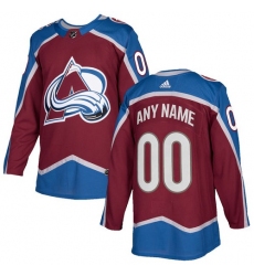 Men Women Youth Toddler Burgundy Red Jersey - Customized Adidas Colorado Avalanche Home