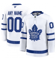 Men Women Youth Toronto Maple Leafs Fanatics White Away Premium Custom Jersey