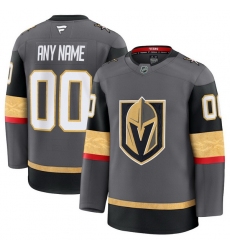 Men Women Youth Vegas Golden Knights Fanatics Alternate Premium Custom Jersey Gray