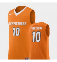 Men Tennessee Volunteers John Fulkerson Orange Replica College Basketball Jersey