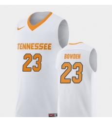 Men Tennessee Volunteers Jordan Bowden White Replica College Basketball Jersey