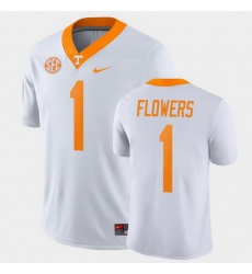 Men Tennessee Volunteers Trevon Flowers Game White College Football Jersey