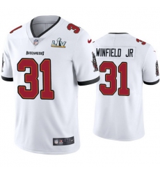 Men Antoine Winfield Jr. Buccaneers White Super Bowl Lv Vapor Limited Jersey