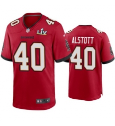 Men Mike Alstott Buccaneers Red Super Bowl Lv Game Jersey