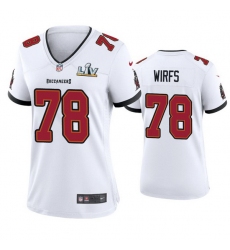 Women Tristan Wirfs Buccaneers White Super Bowl Lv Game Jersey