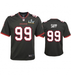 Youth Warren Sapp Buccaneers Pewter Super Bowl Lv Game Jersey