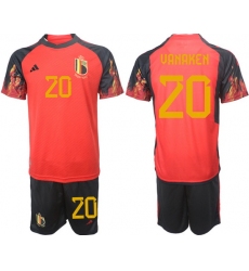 Men FIFA 2022 Belgium Soccer Jersey 005