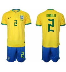 Men FIFA 2022 Brazil Soccer Jersey 033