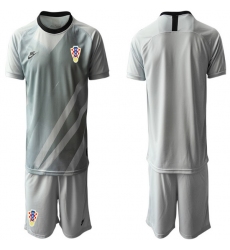 Mens Croatia Short Soccer Jerseys 006