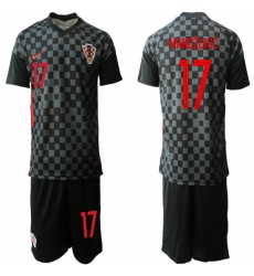 Mens Croatia Short Soccer Jerseys 010