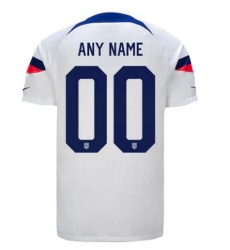 Men US 2022 FIFA Soccer Jersey White Customized