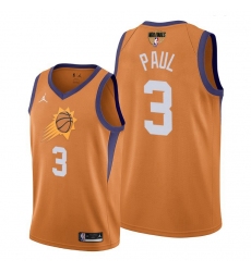 suns chris paul orange 2021 western conference champions jersey