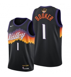 suns devin booker black 2021 nba finals bound city edition jersey