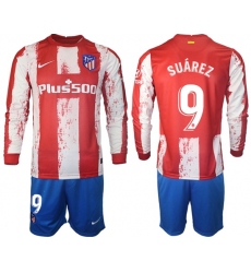 Men Atletico de Madrid Long Sleeve Soccer Jerseys 518