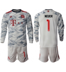 Men Bayern Long Sleeve Soccer Jerseys 537