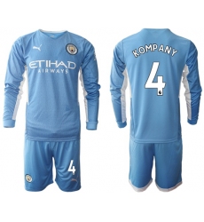 Men Manchester City Long Sleeve Soccer Jerseys 516