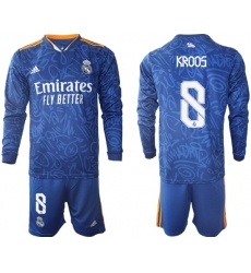 Men Real Madrid Long Sleeve Soccer Jerseys 535