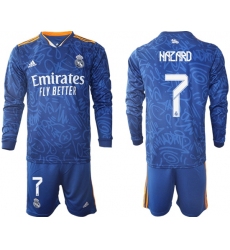 Men Real Madrid Long Sleeve Soccer Jerseys 536