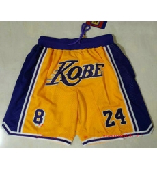 Los Angeles Lakers Basketball Shorts 025