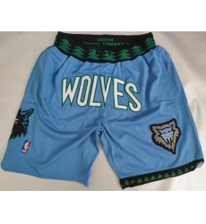 Minnesota Timberwolves Basketball Shorts 009